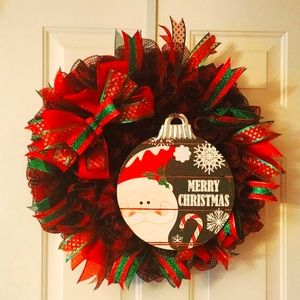 Merry Christmas wreath